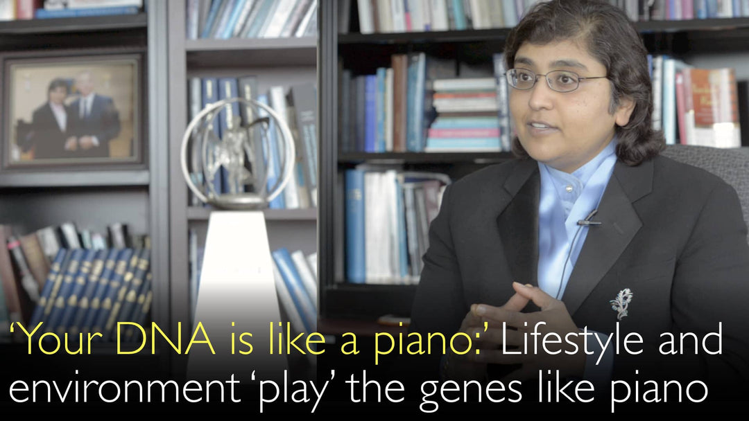 Su ADN es como un piano. El estilo de vida y el entorno "tocan" los genes como un piano. 5