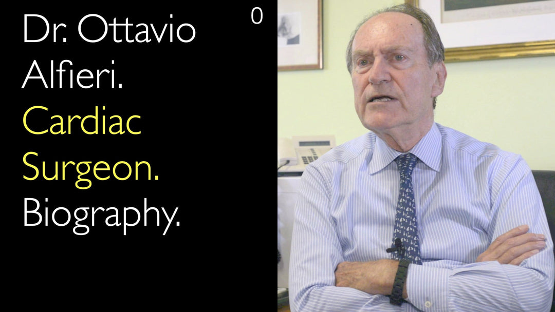 Dr. Ottavio Alfieri. Cirujano cardíaco. Biografía. 0