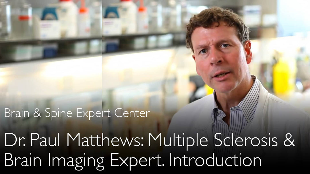 Dr. Paul M. Matthews. Experto en esclerosis múltiple y resonancia magnética cerebral. Biografía. 0