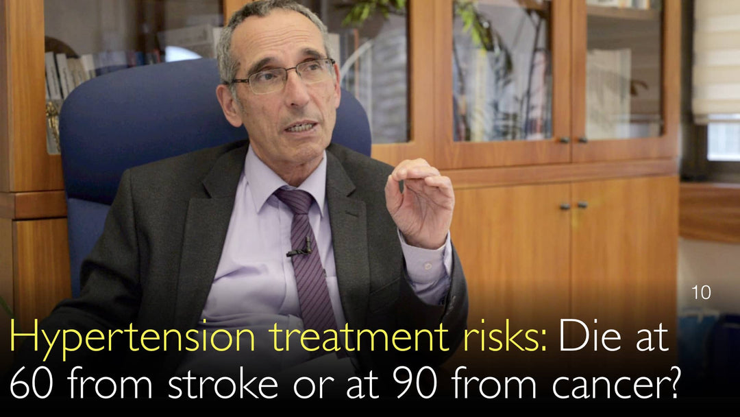 Riesgos del tratamiento de la hipertensión. ¿Morir a los 60 por un ictus o a los 90 por cáncer? 10