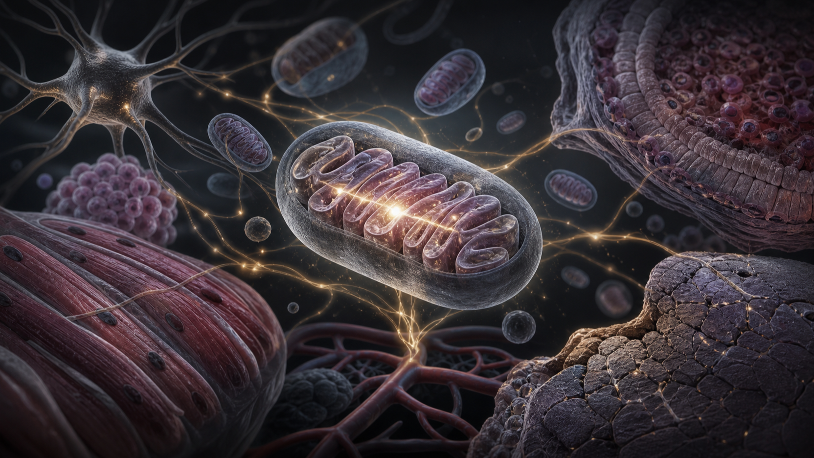 Original medical illustration for: Understanding the Role of Mitochondria in Aging: From Lab Findings to Real-World Implications
