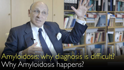 ¿Por qué es difícil el diagnóstico de la amiloidosis? 
 ¿Por qué se produce la amiloidosis?