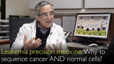 Leucemia y medicina de precisión. Los médicos deben realizar la secuenciación genómica tanto en las células cancerosas como en las células normales. 5