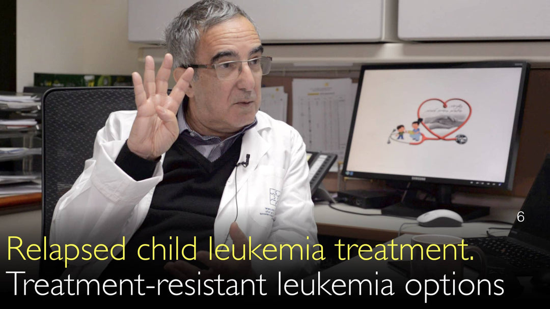Leucemia infantil recidivante. Opciones terapéuticas para la leucemia resistente al tratamiento. Inmunoterapia. 6