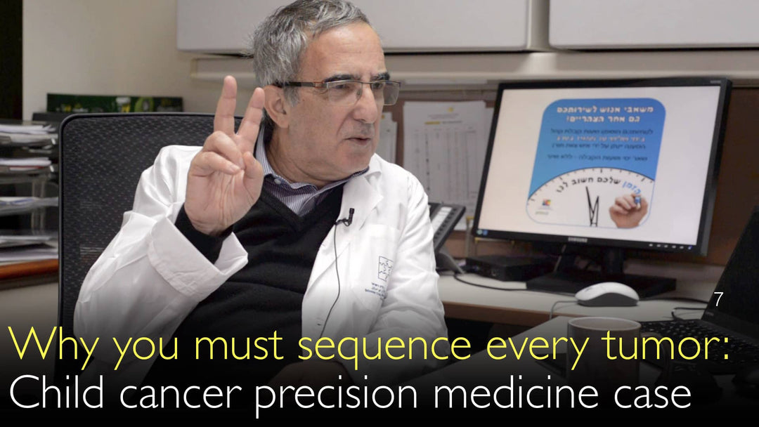 ¿Por qué debe realizarse la secuenciación genómica de cada tumor? Ejemplo de medicina de precisión en cáncer infantil. Caso clínico. 7