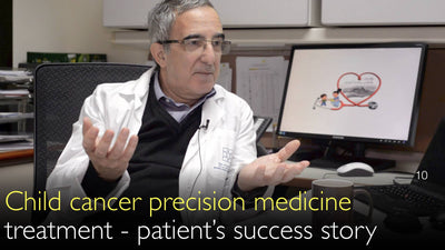 Cáncer infantil. Éxito del tratamiento. Terapia de medicina de precisión. Caso clínico. 10