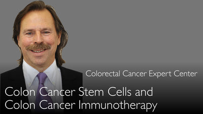 Células madre del cáncer colorrectal. Inmunoterapia del cáncer de colon. 3-1