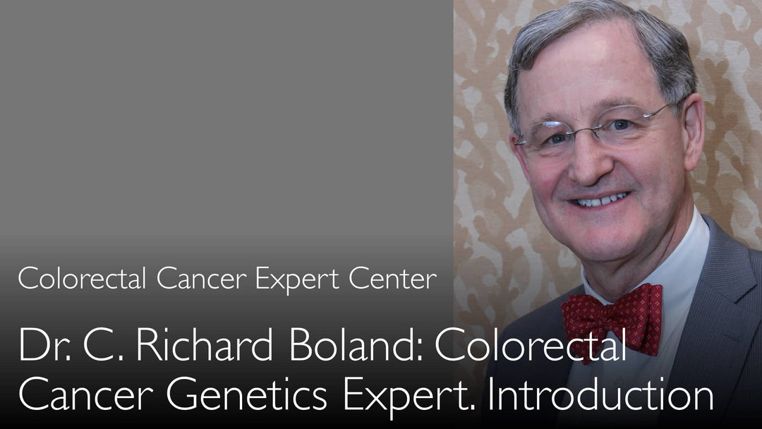 Dr. C. Richard Boland. Experto en cáncer colorrectal. Biografía. 0