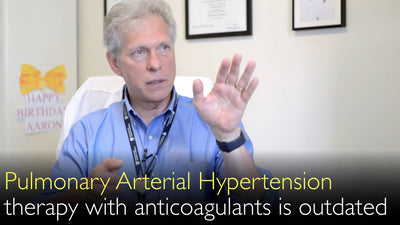La terapia con anticoagulantes para la hipertensión arterial pulmonar está obsoleta. 4