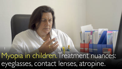 Miopía en niños. Matices del tratamiento: gafas, lentes de contacto, atropina. 1