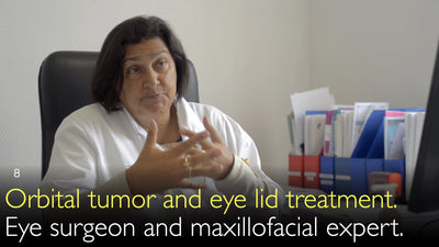 Tratamiento de tumores orbitarios y de párpados. Cirujano oftalmológico y especialista en cirugía maxilofacial. 8