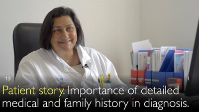Caso clínico. Importancia de la historia clínica y familiar detallada en el diagnóstico. 13