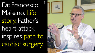 Dr. Francesco Maisano. Historia de vida. El infarto de miocardio de su padre inspira su camino hacia la cirugía cardíaca. 1