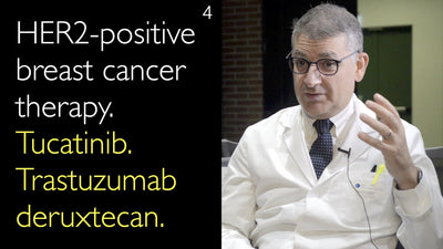 Terapia del cáncer de mama HER2 positivo. Tucatinib. Trastuzumab deruxtecan. 4