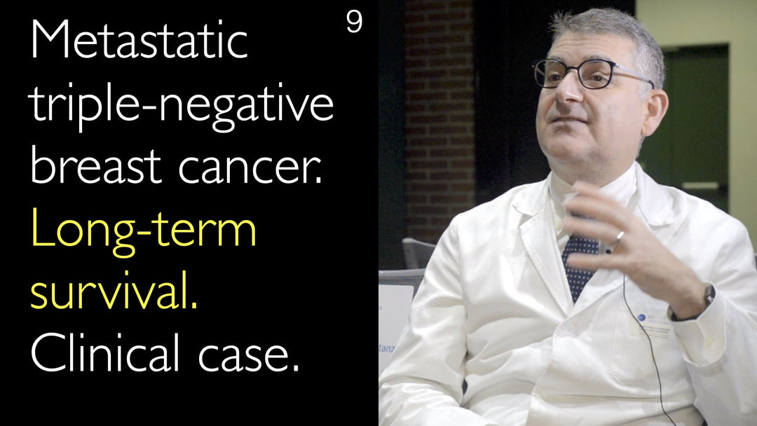 Cáncer de mama triple negativo metastásico. Supervivencia a largo plazo. Caso clínico. 9