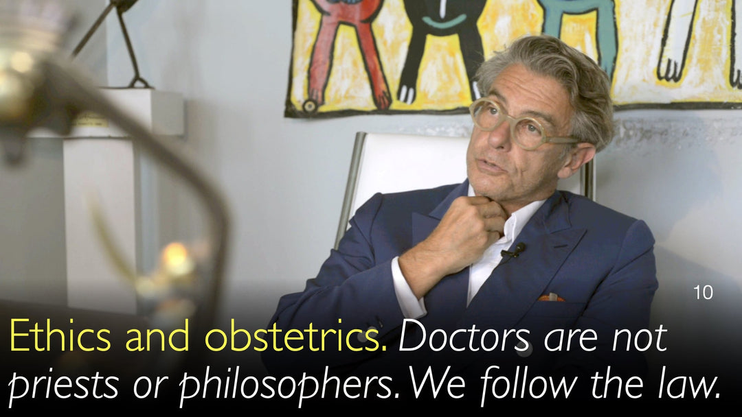 Ética y obstetricia. Los médicos no somos sacerdotes ni filósofos. Seguimos la ley. 10. [Partes 1 y 2]