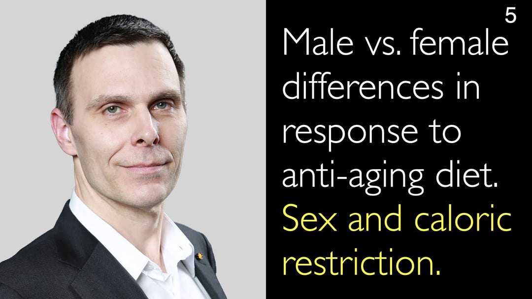 Diferencias entre hombres y mujeres en la respuesta a la dieta antienvejecimiento. Sexo y restricción calórica. 5