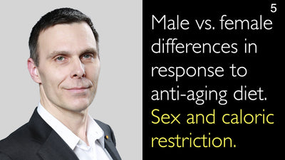 Diferencias entre hombres y mujeres en la respuesta a la dieta antienvejecimiento. Sexo y restricción calórica. 5