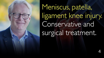 Lesión de menisco, rótula y ligamentos de la rodilla. Tratamiento conservador y quirúrgico. 4