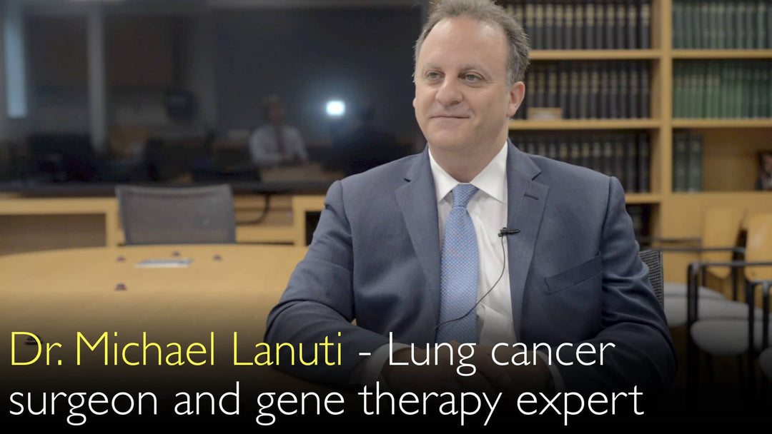 Dr. Michael Lanuti. Cirujano de cáncer de pulmón y cáncer de esófago. Experto en terapia génica oncológica. Biografía. 0