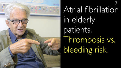 Fibrilación auricular en pacientes de edad avanzada. Riesgo de trombosis frente a riesgo de hemorragia. 7