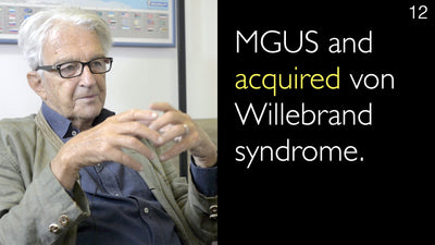 MGUS y síndrome de von Willebrand adquirido. 12