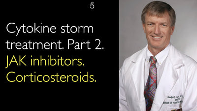 Tratamiento de la tormenta de citocinas. Parte 2. Inhibidores de JAK. Corticosteroides. 5