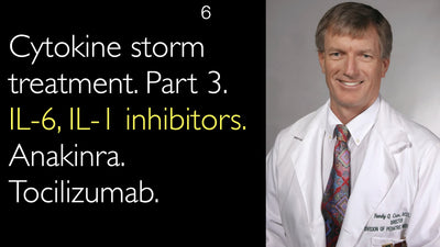 Tratamiento de la tormenta de citoquinas. Parte 3. Inhibidores de IL-6 e IL-1. Anakinra. Tocilizumab. 6