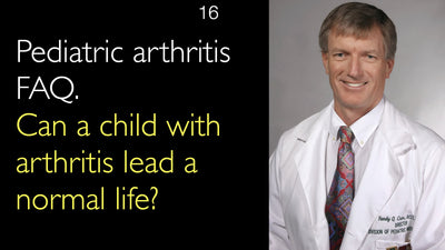 Preguntas frecuentes sobre artritis pediátrica. ¿Puede un niño con artritis llevar una vida normal? 16