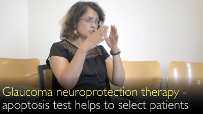 Terapia de neuroprotección en glaucoma. La prueba de apoptosis ayuda a seleccionar a los pacientes para el tratamiento. 4