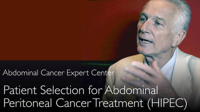 Selección de pacientes para el tratamiento con HIPEC y EPIC. Cáncer metastásico peritoneal. 7