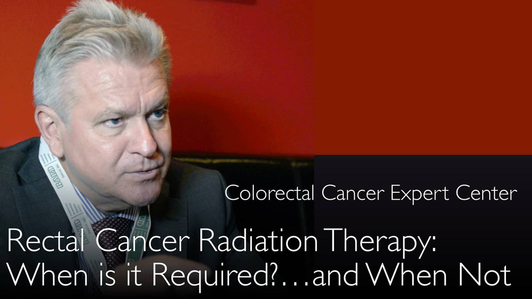 Terapia de radiación para el cáncer colorrectal. Radioterapia para el cáncer de recto. 4