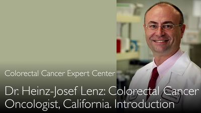 Dr. Heinz-Joseph Lenz. Experto en medicina de precisión del cáncer colorrectal. Biografía. 0