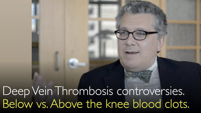 Controversias en la trombosis venosa profunda. Tratamiento de los coágulos sanguíneos que se encuentran por debajo o por encima de la rodilla.