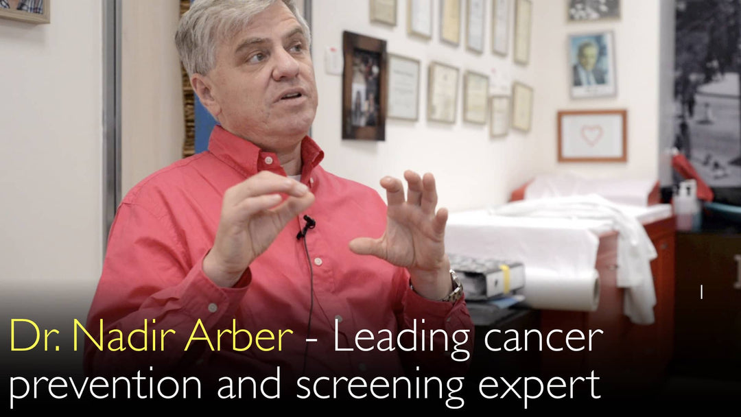 Dr. Nadir Arber. Experto en prevención y cribado del cáncer. Biografía. 0