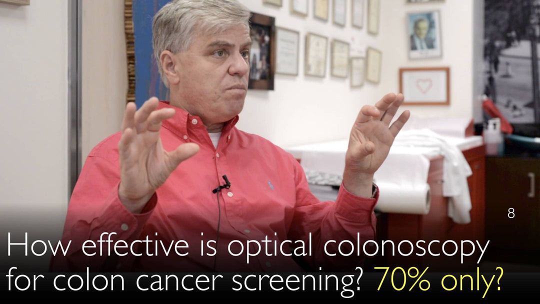 ¿Qué tan buena es la colonoscopia óptica para el cribado del cáncer de colon? ¿Solo un 70% de eficacia?