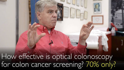 ¿Qué tan buena es la colonoscopia óptica para el cribado del cáncer de colon? ¿Solo un 70% de eficacia?