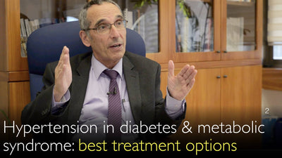 Hipertensión en diabetes y en síndrome metabólico. Mejores opciones de tratamiento.