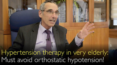 Tratamiento de la hipertensión en pacientes de edad muy avanzada: ¡Debe evitarse la hipotensión ortostática! 5