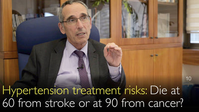 Riesgos del tratamiento de la hipertensión. ¿Morir a los 60 por un ictus o a los 90 por cáncer? 10